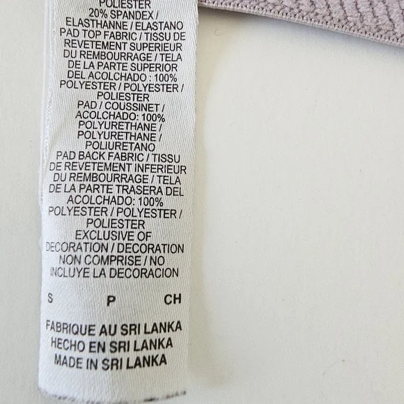 NIKE logo Sports Bra Dri Fit racerback pullover Small - Picture 5 of 5